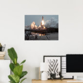 Poster Lancement de Space Shuttle Discovery (STS-51D) (Bureau à domicile)