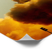 Poster Lancement de Space Shuttle Discovery (STS-91) (Coin)