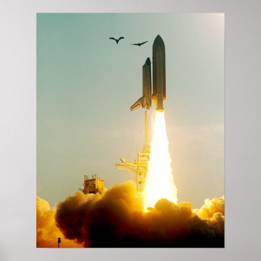 Poster Lancement de Space Shuttle Discovery (STS-91) (Devant)