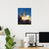 Poster Lancement de Space Shuttle Discovery (STS-95) (Bureau à domicile)