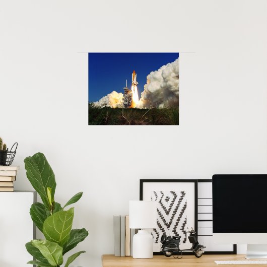 Poster Lancement de Space Shuttle Discovery (STS-95) (Bureau à domicile)