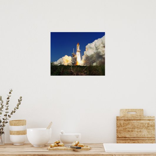 Poster Lancement de Space Shuttle Discovery (STS-95) (Cuisine)