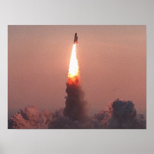 Poster Lancement de Space Shuttle Discovery (STS-96) (Devant)