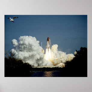 Poster Lancement de Space Shuttle Endeavor (STS-47)