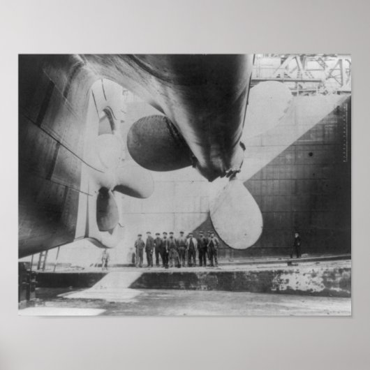 Poster Lancement du Titanic (Devant)