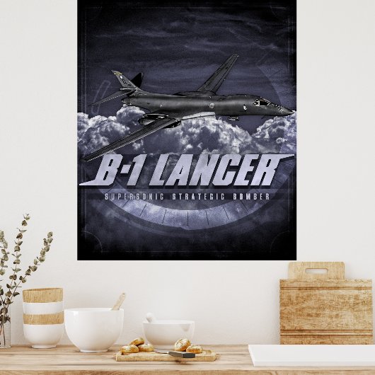 Poster Lancer B-1 (Cuisine)