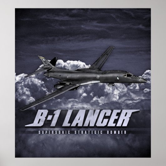 Poster Lancer B-1 (Devant)