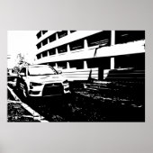 Poster Lancer EVO X (Devant)