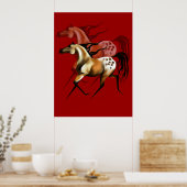 Poster Lancer l'affiche de l'ombre appy (Cuisine)