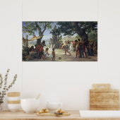 Poster Lancer le Disque, 1875 (Cuisine)