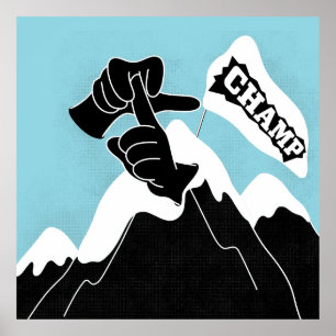 Poster Lancer l'oreiller