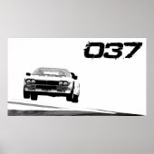 Poster Lancia 037 (Devant)