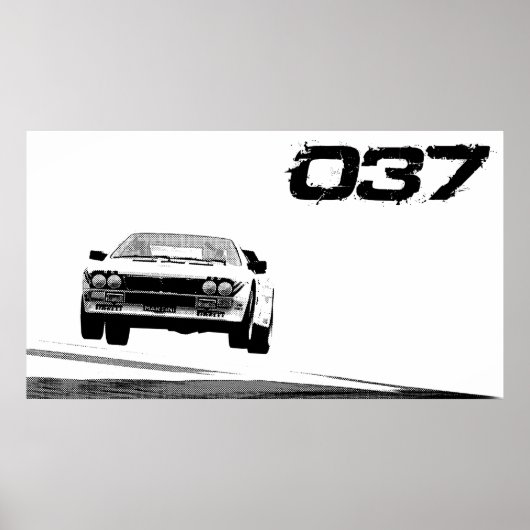 Poster Lancia 037 (Devant)