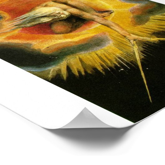 Poster L'Ancien des Jours par William Blake (Coin)
