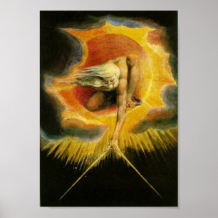Poster L'Ancien Des Jours Peinture William Blake
