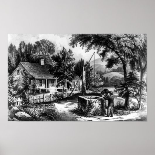 Poster L'ancien seau à oeufs - 1872 (Devant)