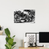 Poster L'ancien seau à oeufs - 1872 (Bureau à domicile)