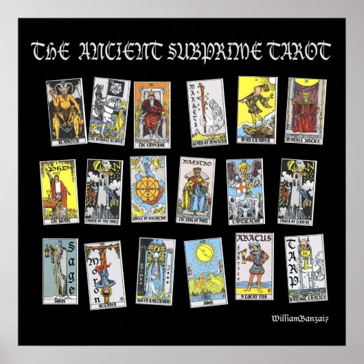 Poster L'ancien Tarot des subprimes (Devant)