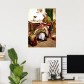 Poster L'ancienne courtepointe - Walter Langley (Bureau à domicile)