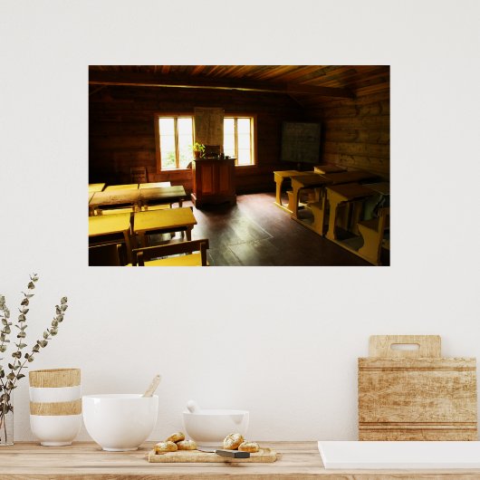 Poster L'ancienne école (Cuisine)