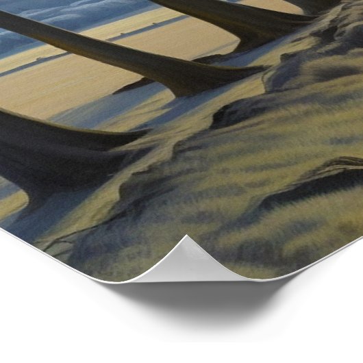 Poster L'ancienne route de campagne (Coin)