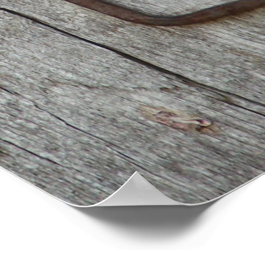 Poster L'ancienne verrou de grange (Coin)