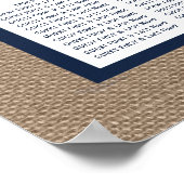 Poster L'Ancre De La Marine Sur La Collection De Mariages (Coin)