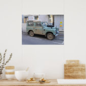 Poster Land Rover vert (Cuisine)