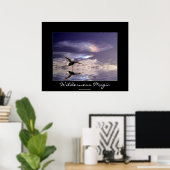 Poster Landing Mallard Duck Wilderness Photo Imprimer (Bureau à domicile)