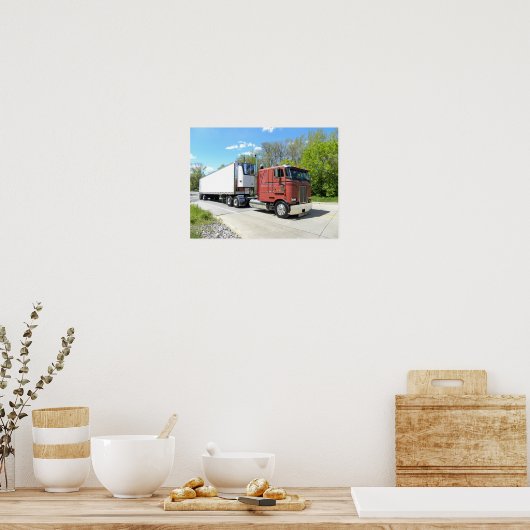 Poster Landis Peterbilt 362 (Cuisine)