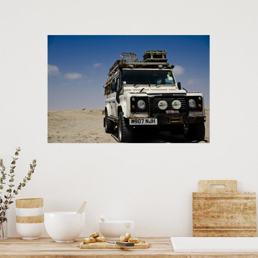 Poster Landrover (Cuisine)