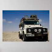 Poster Landrover (Devant)