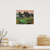 Poster Landscape with Bridge Across Oise (Cuisine)