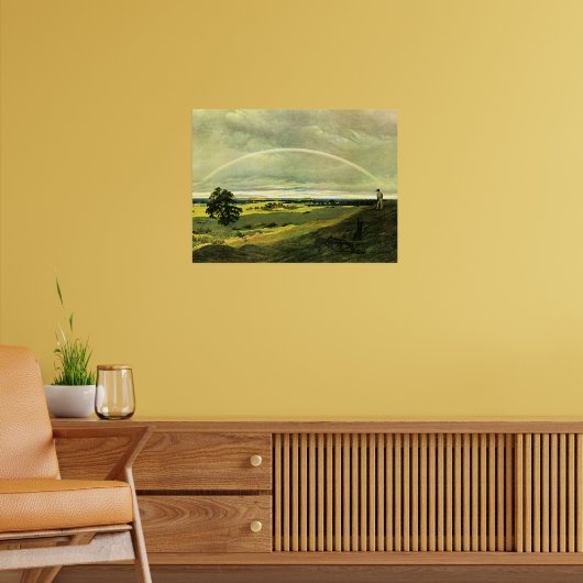 Poster Landscape with Rainbow, famous artwork, (Salon 2)