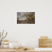 Poster Landscape with the Baptism in the Jordan (Cuisine)