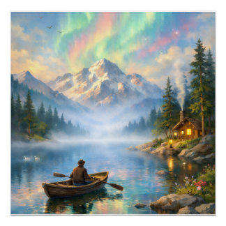Poster landschap magische berg - Noorderlicht Perfect Poster