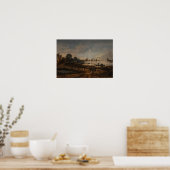 Poster landschap Van der Neer (Keuken)