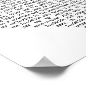 Poster Landslide Wall Art Chanson Lyrique Coeur Imprimer (Coin)