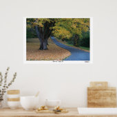 Poster Lane d'automne (Cuisine)