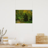 Poster Lane in Public Garden, Arles par Vincent van Gogh (Cuisine)