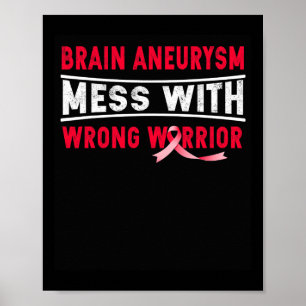 POSTER L'ANÉURYSME DU CERVEAU SE MÊLE AVEC LE MAUVAIS GUE