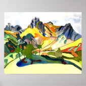 Poster Langdale Pikes. (Devant)