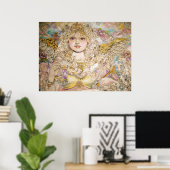 Poster L'ange de la perle d'or. (Bureau à domicile)