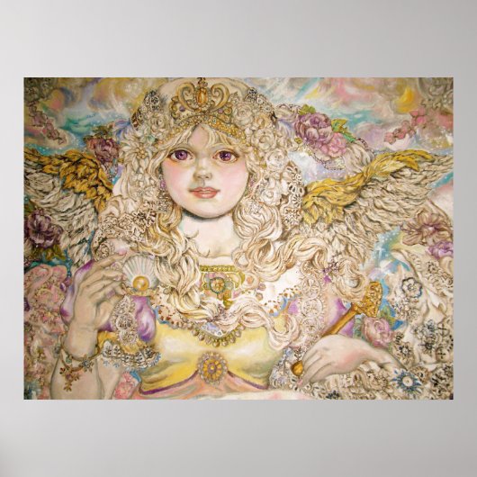 Poster L'ange de la perle d'or. (Devant)