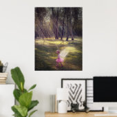 Poster "L'ange des bois" (Bureau à domicile)