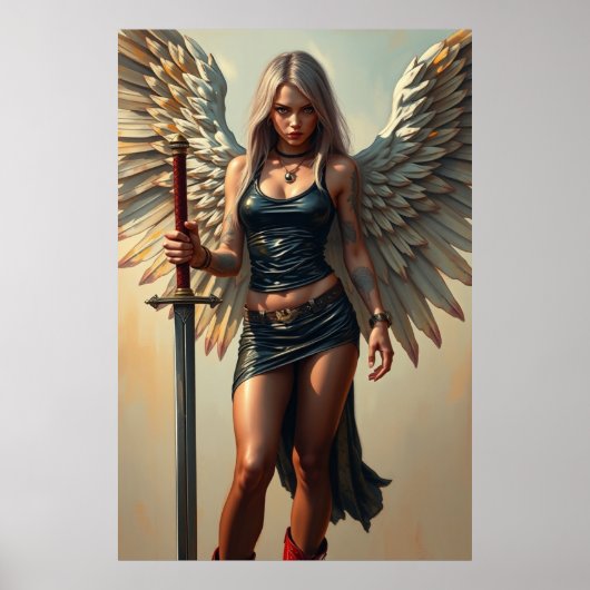 Poster L'Ange du guerrier (Devant)