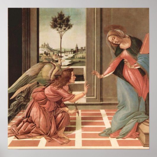 Poster L'ange Gabriel et Marie (Devant)