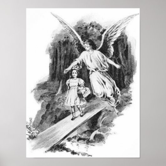 Poster L'Ange Garder Une Fille (Devant)