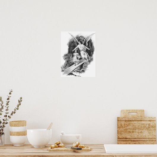 Poster L'Ange Garder Une Fille (Cuisine)