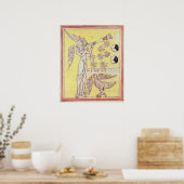 Poster L'ange qui souffle la trompette (Cuisine)